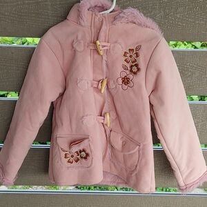 Girls winter jacket Coat‎ pink size 6X